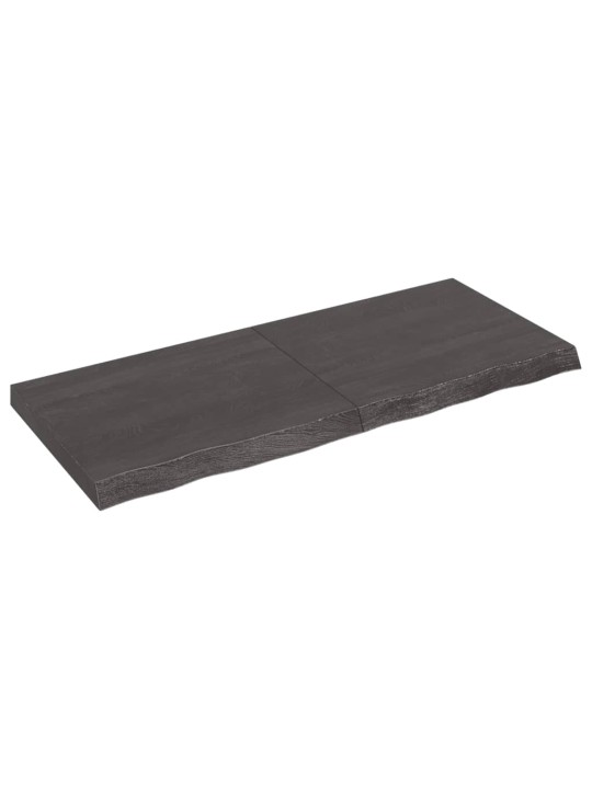 Vannasistabas virsma, tumši brūna, 120x50x(2-6) cm, masīvkoks