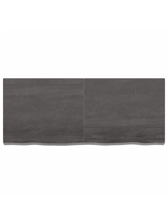 Vannasistabas virsma, tumši brūna, 120x50x(2-6) cm, masīvkoks
