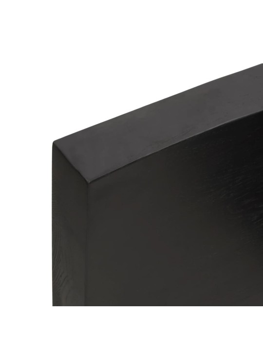 Vannasistabas virsma, tumši brūna, 120x50x(2-6) cm, masīvkoks