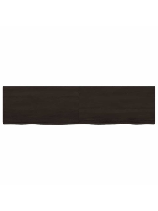 Vannasistabas virsma, tumši brūna, 160x40x(2-6) cm, masīvkoks