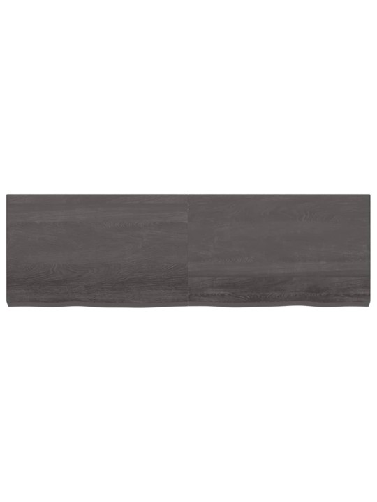 Vannasistabas virsma, tumši brūna, 160x50x(2-6) cm, masīvkoks