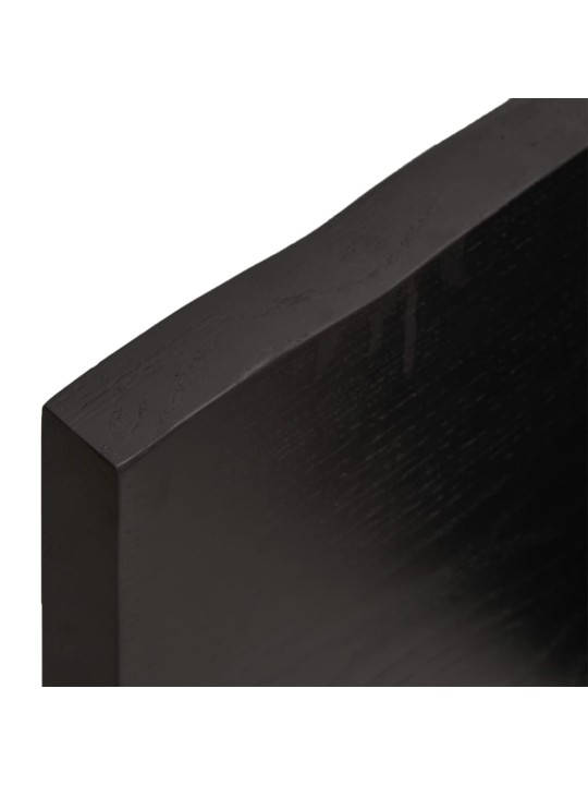 Vannasistabas virsma, tumši brūna, 180x40x(2-4) cm, masīvkoks