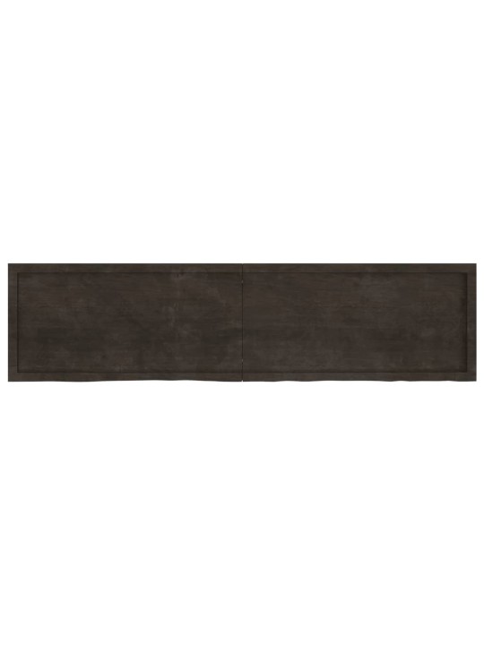 Vannasistabas virsma, tumši brūna, 200x50x(2-6) cm, masīvkoks
