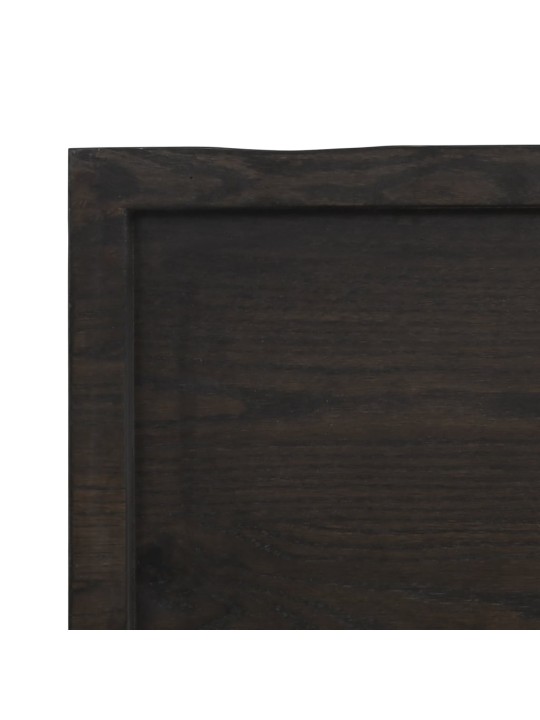 Vannasistabas virsma, tumši brūna, 200x50x(2-6) cm, masīvkoks