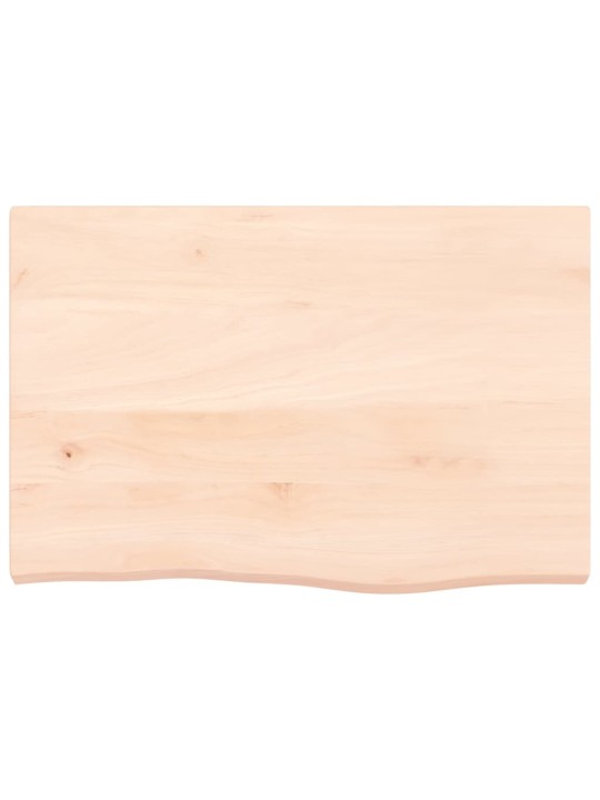 Galda virsma, 60x40x(2-4) cm, neapstrādāts ozola masīvkoks