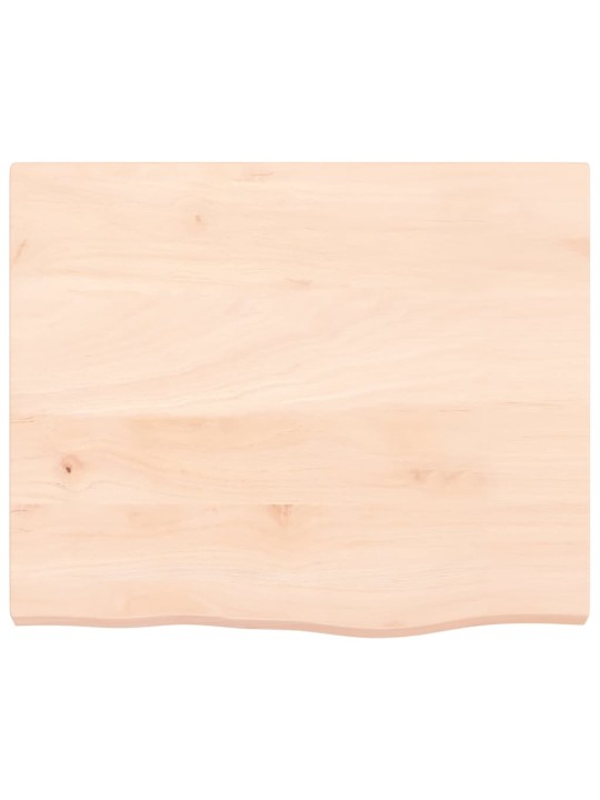 Galda virsma, 60x50x(2-4) cm, neapstrādāts ozola masīvkoks