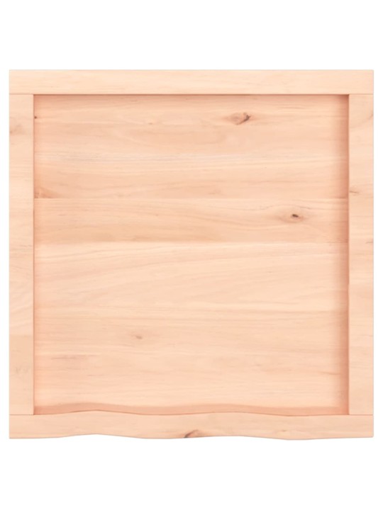 Galda virsma, 60x60x(2-4) cm, neapstrādāts ozola masīvkoks