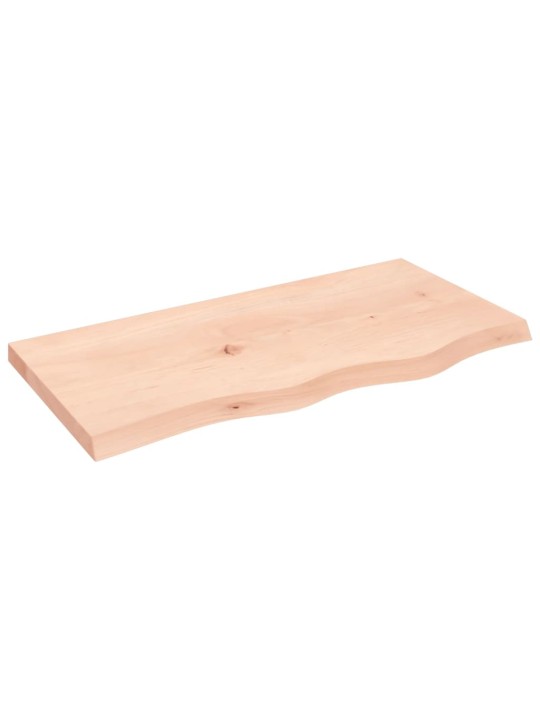 Galda virsma, 80x40x(2-4) cm, neapstrādāts ozola masīvkoks