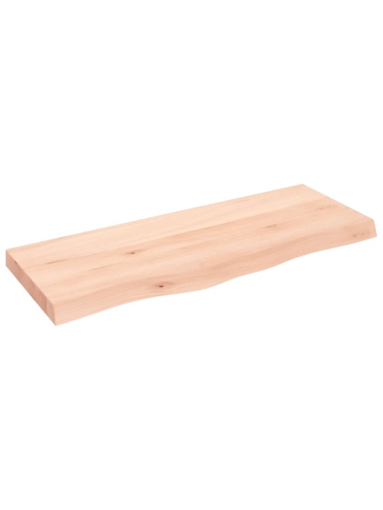 Galda virsma, 100x40x(2-6) cm, neapstrādāts ozola masīvkoks