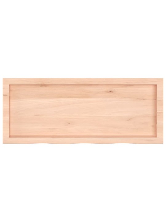 Galda virsma, 100x40x(2-6) cm, neapstrādāts ozola masīvkoks
