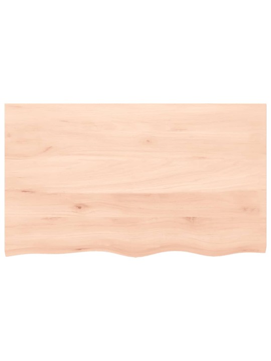 Galda virsma, 100x60x(2-4) cm, neapstrādāts ozola masīvkoks