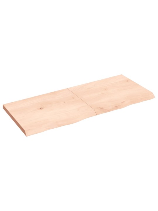 Galda virsma, 120x50x(2-4) cm, neapstrādāts ozola masīvkoks
