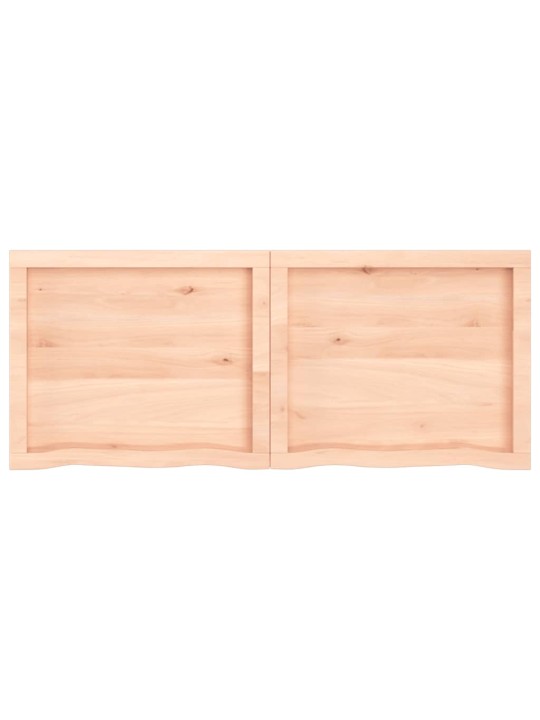 Galda virsma, 120x50x(2-4) cm, neapstrādāts ozola masīvkoks