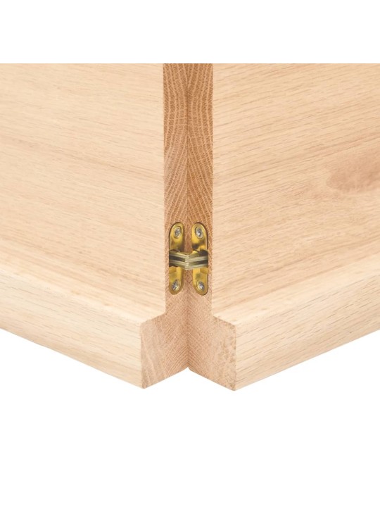 Galda virsma, 120x50x(2-4) cm, neapstrādāts ozola masīvkoks