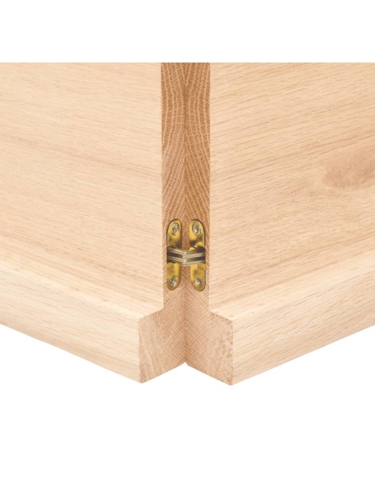 Galda virsma, 120x60x(2-4) cm, neapstrādāts ozola masīvkoks