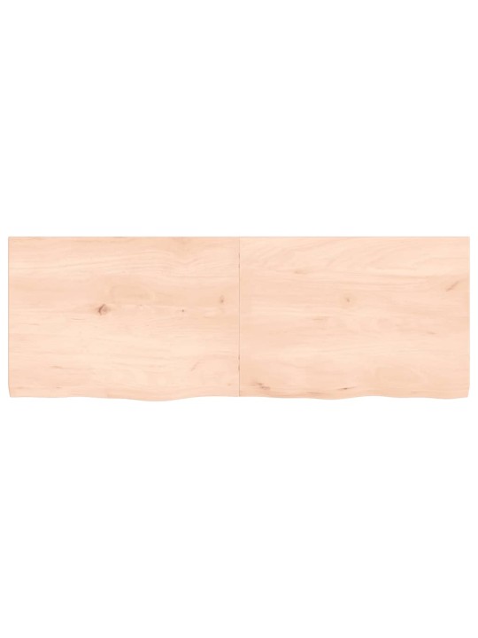 Galda virsma, 140x50x(2-4) cm, neapstrādāts ozola masīvkoks