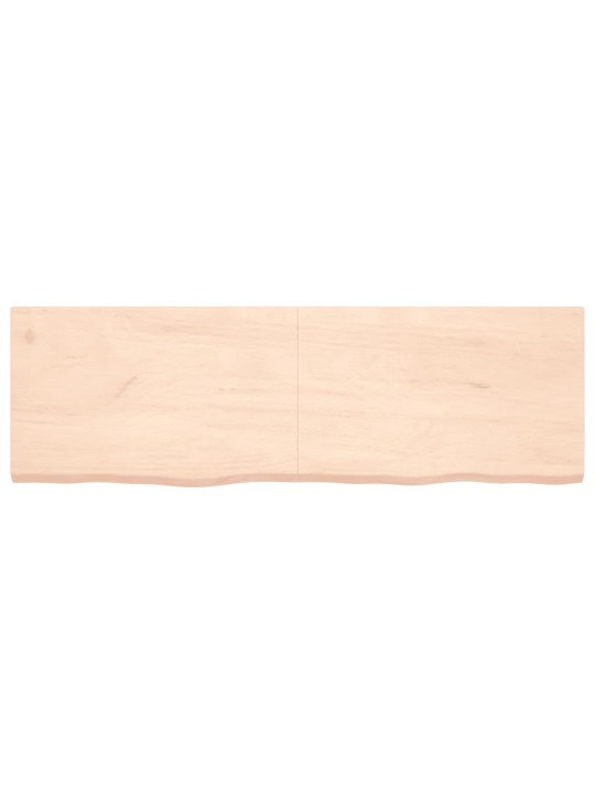 Galda virsma, 160x50x(2-4) cm, neapstrādāts ozola masīvkoks