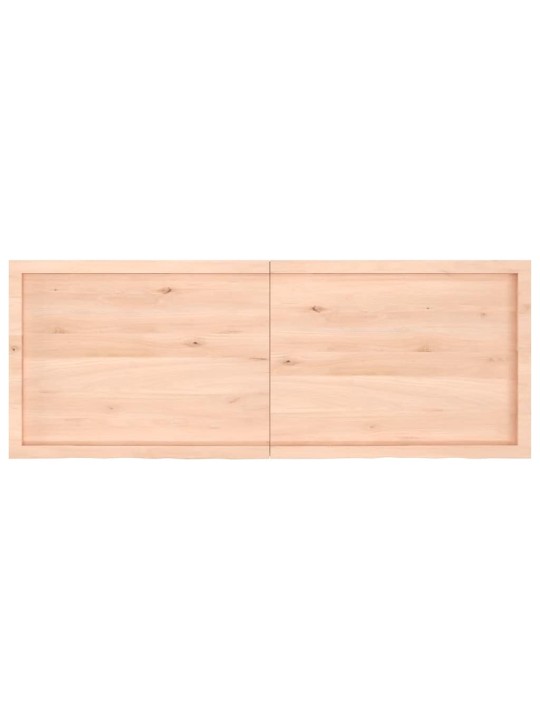 Galda virsma, 160x60x(2-6) cm, neapstrādāts ozola masīvkoks