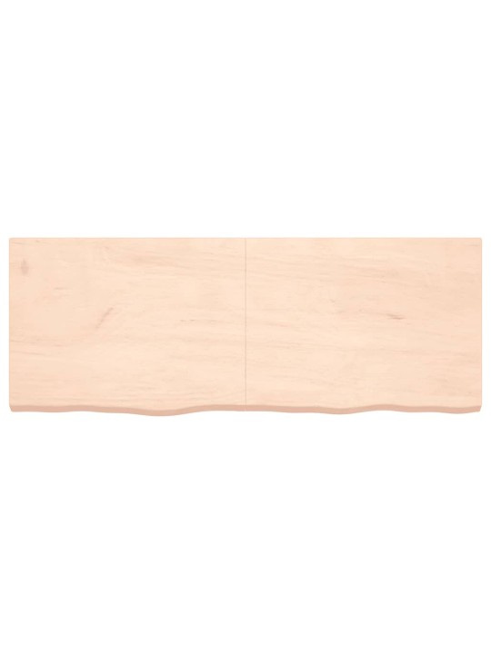 Galda virsma, 160x60x(2-6) cm, neapstrādāts ozola masīvkoks