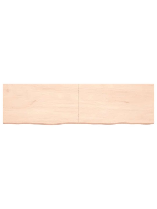 Galda virsma, 180x50x(2-6) cm, neapstrādāts ozola masīvkoks