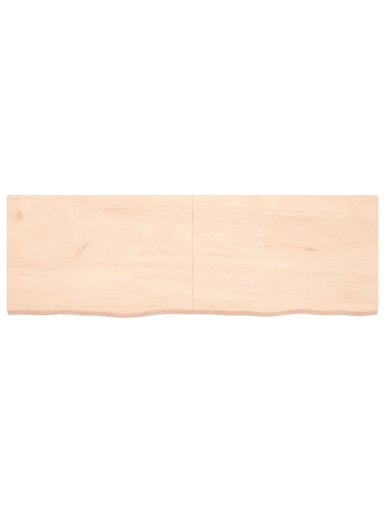 Galda virsma, 180x60x(2-4) cm, neapstrādāts ozola masīvkoks