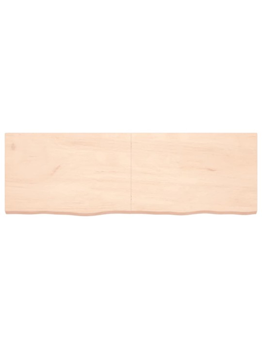 Galda virsma, 180x60x(2-6) cm, neapstrādāts ozola masīvkoks