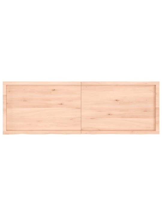 Galda virsma, 180x60x(2-6) cm, neapstrādāts ozola masīvkoks