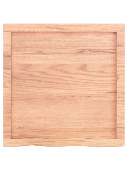 Galda virsma, gaiši brūna, 60x60x(2-6) cm, ozola masīvkoks