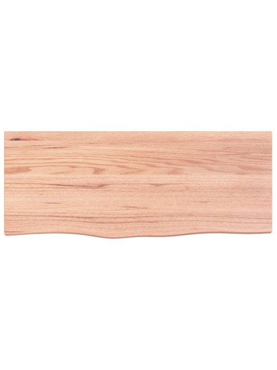 Galda virsma, gaiši brūna, 100x40x(2-4) cm, ozola masīvkoks