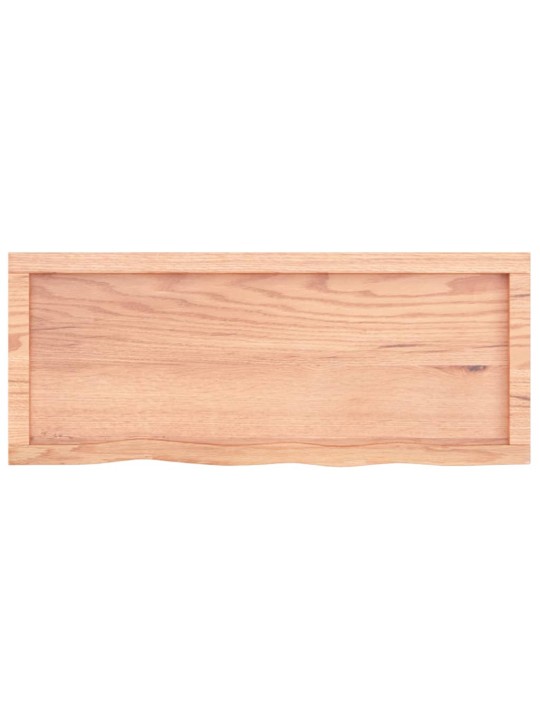 Galda virsma, gaiši brūna, 100x40x(2-4) cm, ozola masīvkoks