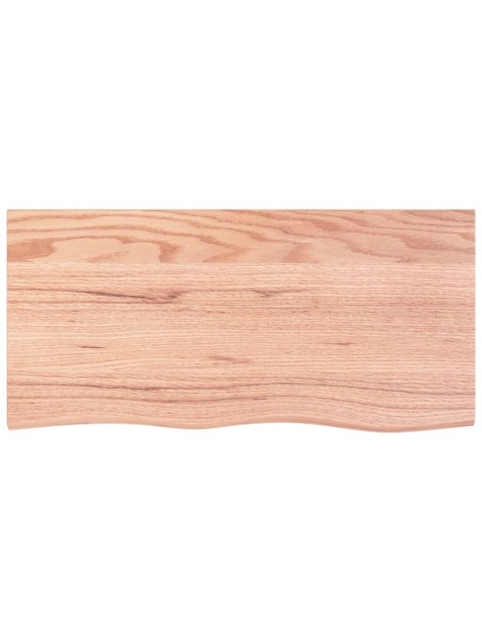 Galda virsma, gaiši brūna, 100x50x(2-4) cm, ozola masīvkoks