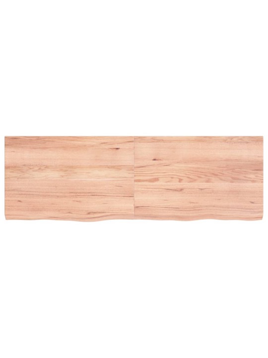 Galda virsma, gaiši brūna, 120x40x(2-4) cm, ozola masīvkoks