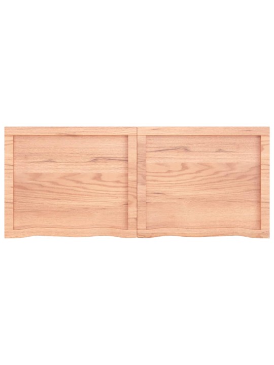 Galda virsma, gaiši brūna, 120x50x(2-4) cm, ozola masīvkoks