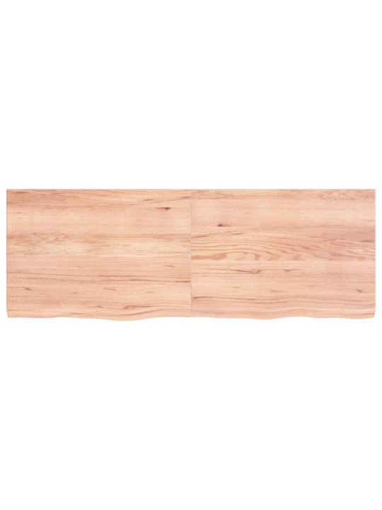 Galda virsma, gaiši brūna, 140x50x(2-4) cm, ozola masīvkoks