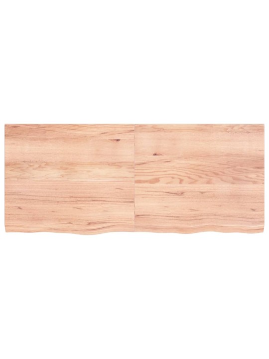 Galda virsma, gaiši brūna, 140x60x(2-4) cm, ozola masīvkoks