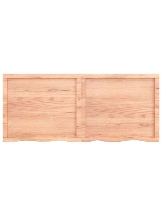 Galda virsma, gaiši brūna, 140x60x(2-4) cm, ozola masīvkoks