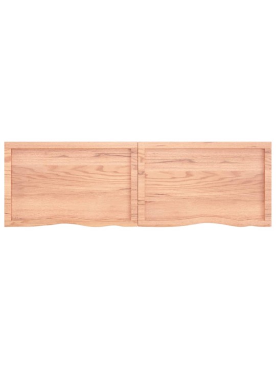Galda virsma, gaiši brūna, 160x50x(2-4) cm, ozola masīvkoks