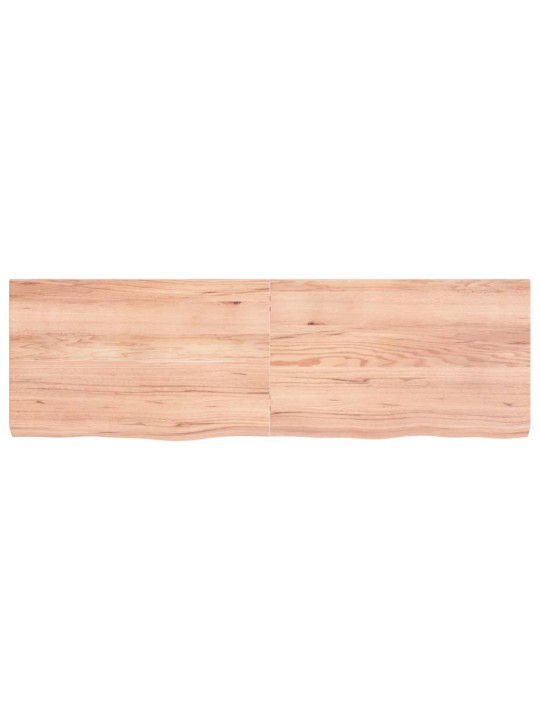 Galda virsma, gaiši brūna, 160x50x(2-6) cm, ozola masīvkoks