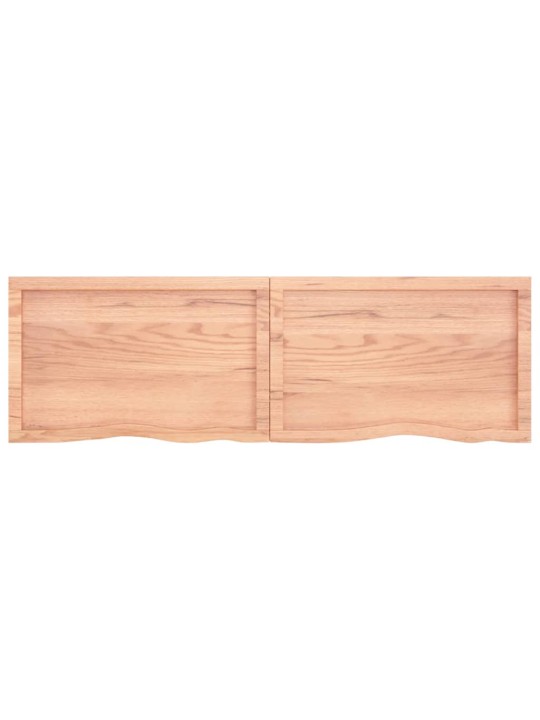 Galda virsma, gaiši brūna, 160x50x(2-6) cm, ozola masīvkoks