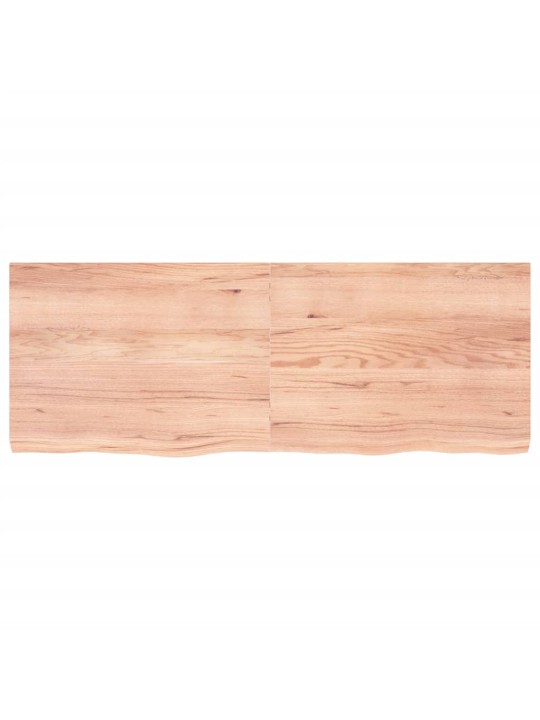 Galda virsma, gaiši brūna, 160x60x(2-6) cm, ozola masīvkoks