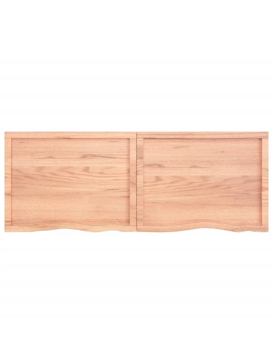 Galda virsma, gaiši brūna, 160x60x(2-6) cm, ozola masīvkoks