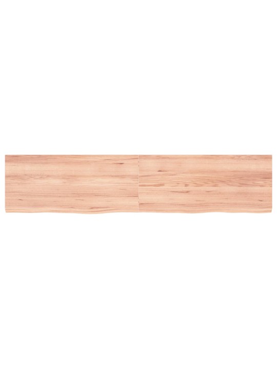 Galda virsma, gaiši brūna, 180x40x(2-4) cm, ozola masīvkoks