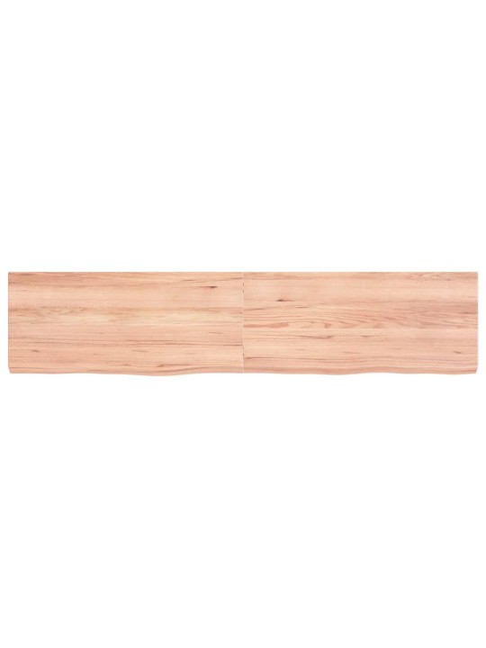 Galda virsma, gaiši brūna, 180x40x(2-6) cm, ozola masīvkoks
