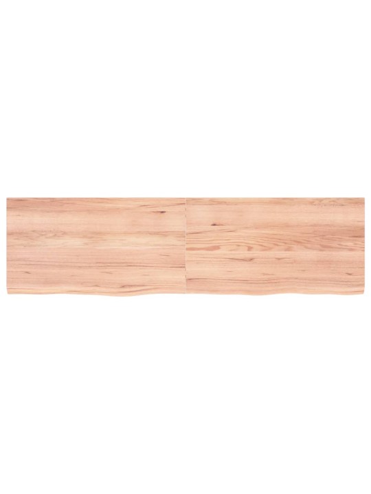 Galda virsma, gaiši brūna, 180x50x(2-4) cm, ozola masīvkoks