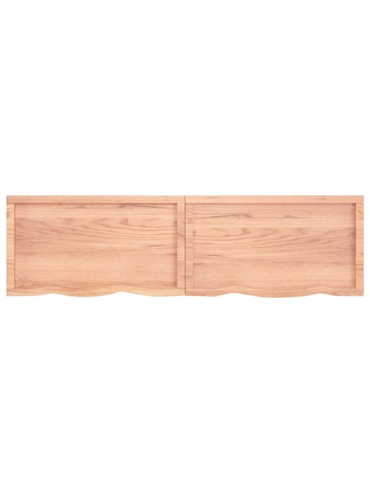 Galda virsma, gaiši brūna, 180x50x(2-6) cm, ozola masīvkoks