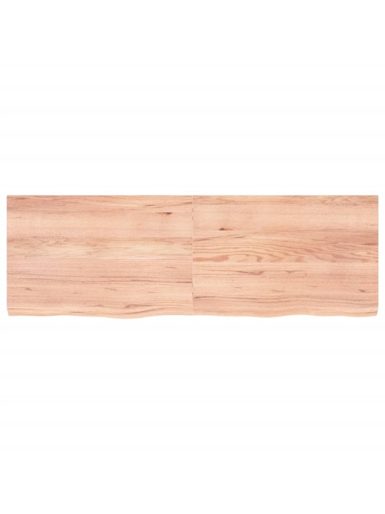 Galda virsma, gaiši brūna, 180x60x(2-6) cm, ozola masīvkoks