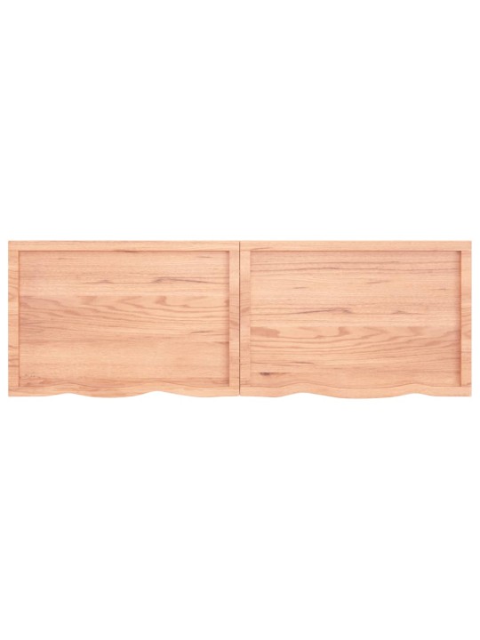 Galda virsma, gaiši brūna, 180x60x(2-6) cm, ozola masīvkoks
