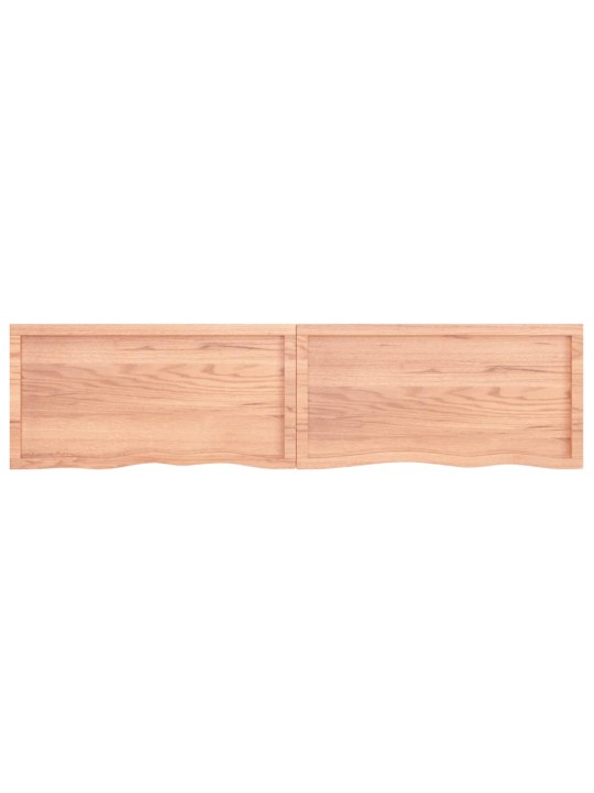 Galda virsma, gaiši brūna, 200x50x(2-6) cm, ozola masīvkoks