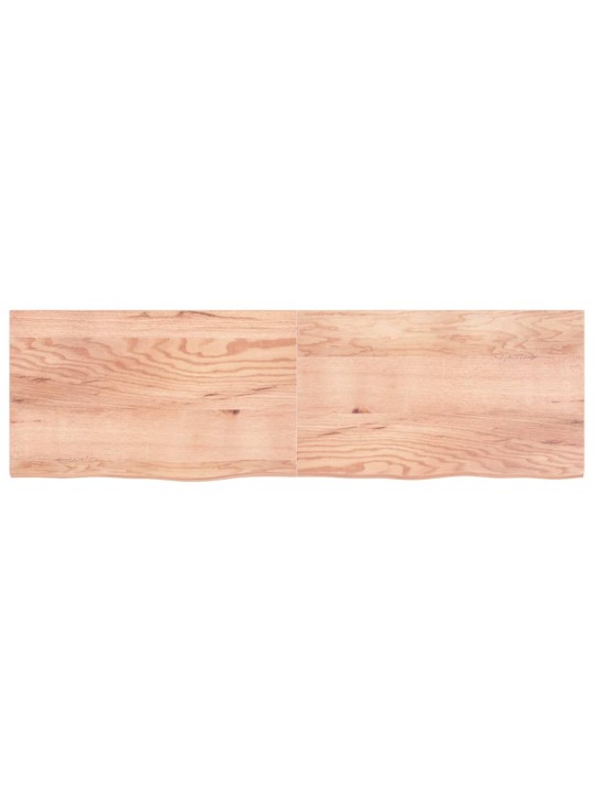 Galda virsma, gaiši brūna, 200x60x(2-4) cm, ozola masīvkoks