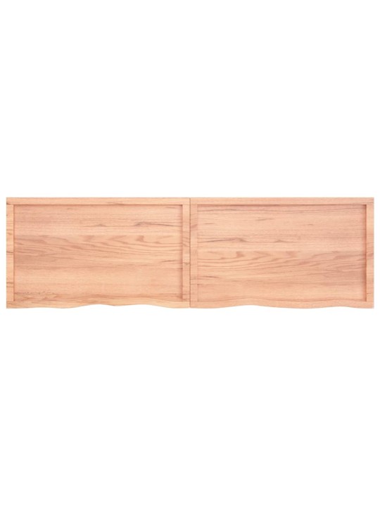 Galda virsma, gaiši brūna, 200x60x(2-4) cm, ozola masīvkoks